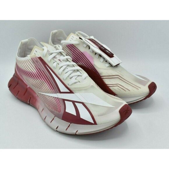 Reebok Men Sz 8.5 Cottweiler Zig 3D Storm White Red Stucco Running Sneaker Shoes main image 5